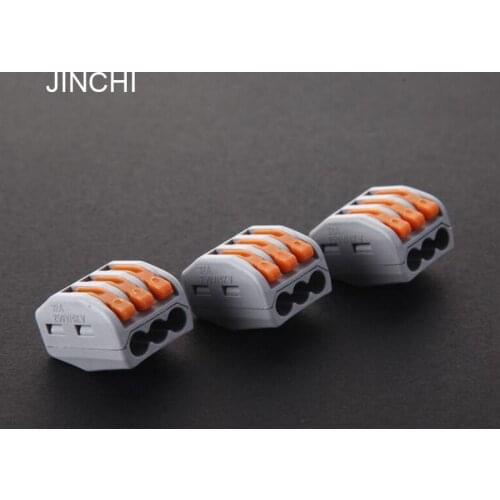 JINCHI LED lamps fast multifunction three-hole wire connector terminals PCT-213 construction