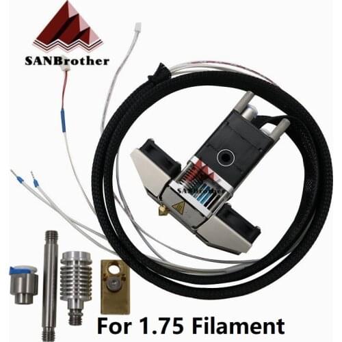 UM2+ Ultimaker 2 Extended+ Hotend Printer head Newest 3D Olsson Block Through hole 1.75mm Filament System