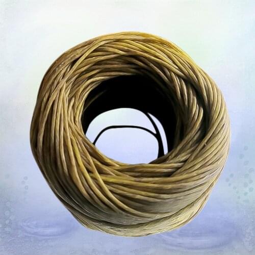 1 Roll of 200 Feets Ignite Hemp Rope Beeswax Wick Lighting Wax DIY Ignition Ropes Thread Cord Auxiliary Combustion Tool (1.2mm D