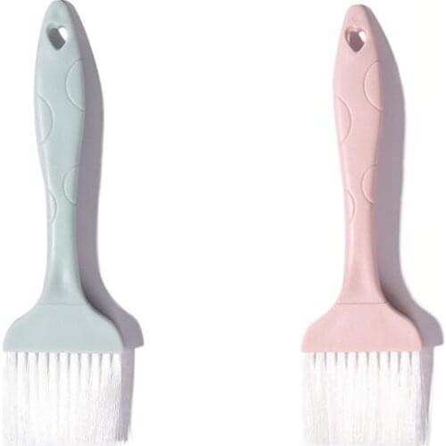 1PCS Basting Brush Heat-resistant Soft Nylon Bristle Baking Oil Brush Grilling Brush Barbecue Brush Kitchen Cookware Tools