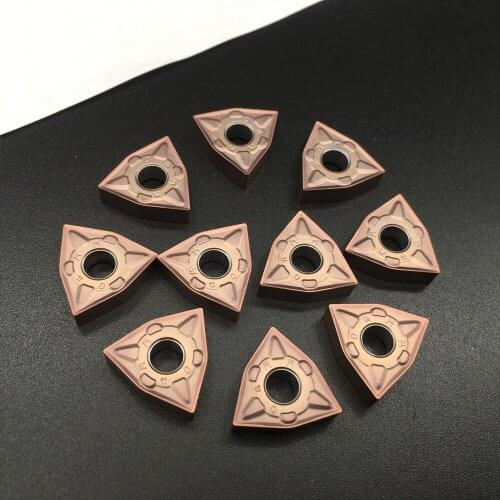 10PCS WNMG080404 MM 1125 CNC Lathe Cutter Tools Carbide Inserts External Turning Tool Machining For Stainless Steel Turning Tool
