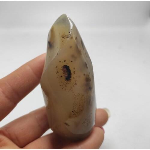 100-500g natural agate crystal quartz flame for home decoration polished crystal torch
