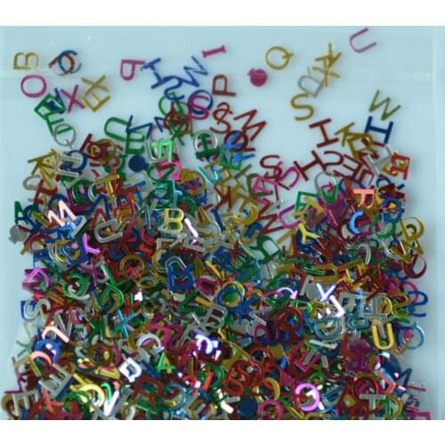 12mm Mixed Letters Wedding Table Confetti Party Decoration 10 packs = 10000pcs