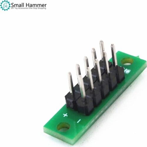 5pcs DuPont terminal block pin header 2mm 2 row *5p needle splitter pin header