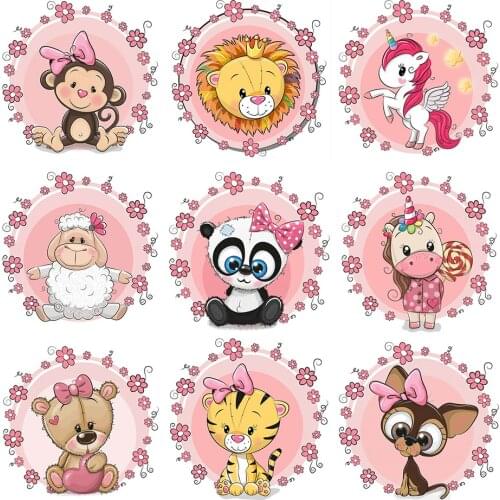 5D DIY Diamond Painting Cartoon Animal Rhinestone Picture Full Diamond Embroidery Cross Stitch Kit Mosaic Home Decoration Gift