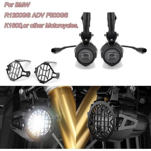 Motorcycle Accessories For BMW R1200GS F800GS F700GS F650 K1600 Fog Lights LED Auxiliary Fog Light Driving Lamp