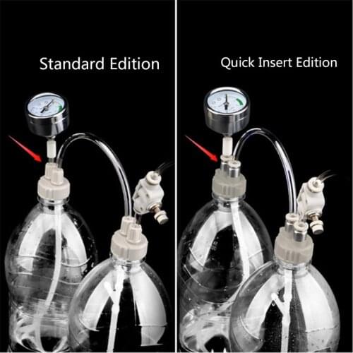 Aquarium DIY CO2 Generator System Kits Water Moss Plants Diffuser with Solenoid Valve Fish Tank Regulator Accessories Y9UA