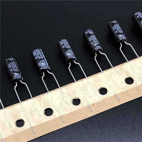 20pcs 220uF 10V SUNCON(SANYO) HC series 5x11mm 10V220uF Aluminum Electrolytic Capacitor