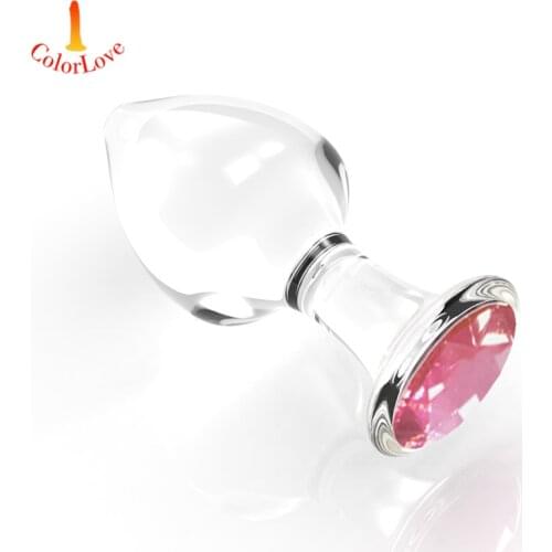 Crystal Butt Plug Crystal Clear Glass Backyard Toys Anal Expander Adult Toys Appeal Shop Men and Woman