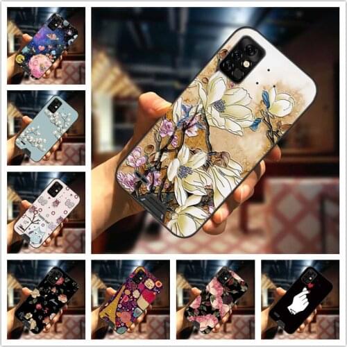 For Umidigi Bison Pro Case 3D Flower Emboss Silicone Phone Cover For Umidigi BisonPro GT 2021 Cases Relief Soft Cute Fundas capa