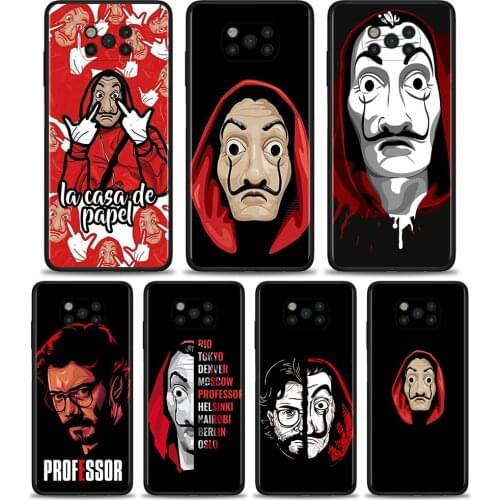 Spain TV Money Heist House Paper La Casa De Papel Silicone Soft Pnone Case For Xiaomi Mi Poco X3 NFC Pocophone F1 M3 Pro 5G F3