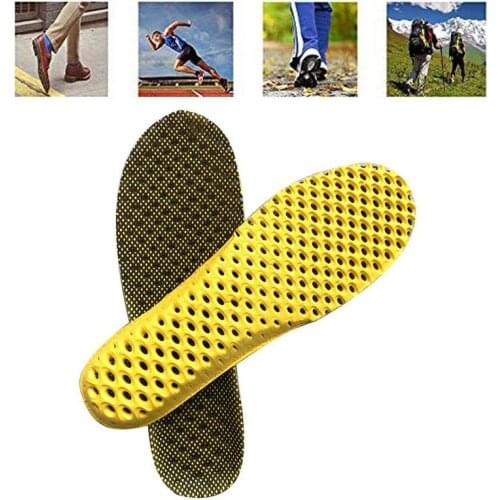 Hot Stretch Breathable Deodorant Running Cushion Insoles Feet Man Women Insoles for Men