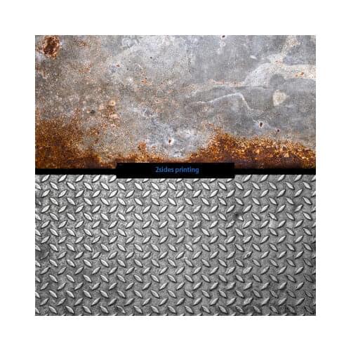 Photo Studio 55X86cm 2sides printing Metal Gears Industrial Rusty Pillars Gloomy Brick Wall for Camera Photo