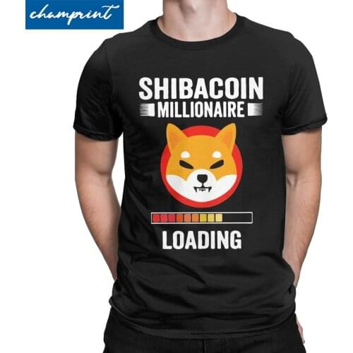 Shiba Inu Coin Millionaire Hodl $Shib Token Crypto T Shirt Men Women Vintage T-Shirt SHIB Millionaire Loading Tee Shirt