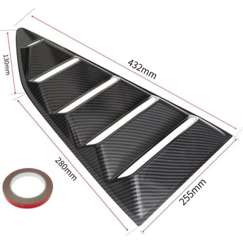 And 2016-2018 camaro and special modified shutter tuyere bumblebee light carbon fiber car window decoration side