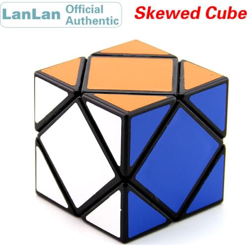 LanLan Skewed Magic Cube Skewbed Professional Speed Puzzle Brain Teasers Antistress Educational Toys For Children