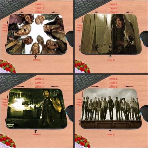 Mairuige New Arrivals Wholesale The Walking Dead Class Poster Cute New Optal Mouse Soft Comfort Mouse Pad Mat Me Pad