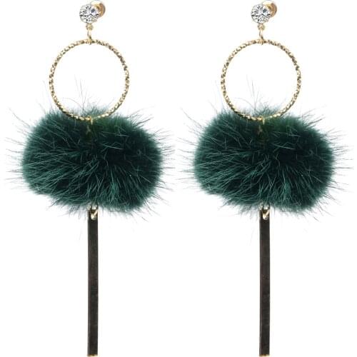 LFPU Fashion Genuine Feather Dangle Earrings Long Crystal Women Earrings Accessories Boho Bohemian Jewelry