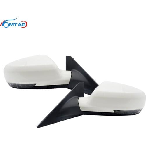 MTAP Pair Car Outer Door Rearview Mirror Assembly For Mazda 6 GG1 2013 2014 2015 With LED Signal Electric Folding Heating