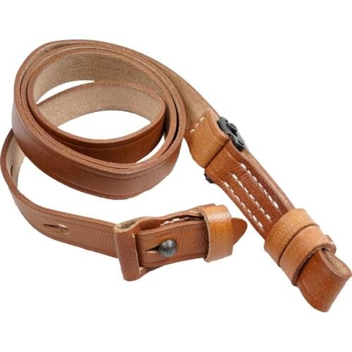German 98k Straps Slings Retro WW2 Handmade High Quality Camera Braces Men Belt Shirt Brown Genuine Cortex