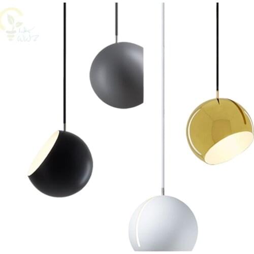 Nordic Modern Creative Ball Led Pendant Lights restaurant bar home Light Bedroom Hang lamp luminaire suspendu light fixtures