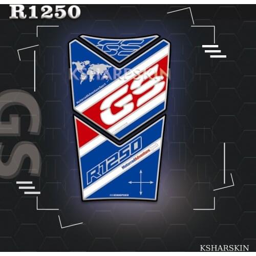 New Motorcycle 3D Edge Gel Fuel Tank Pad Stickers Gas Fuel Oil Tank Protective Accessories Decals For BMW R1250GS 2019 r1250 gs