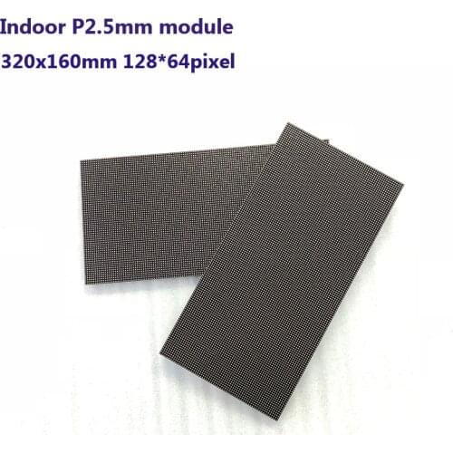 P2.5mm 320x160mm indoor LED Module 128x64pixel HD Display Full Color panel Advertising Screen