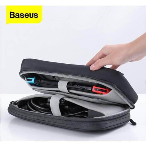 Baseus Storage Bag For Nintendo Switch Game Console Handbag Case 12 Game Card Pouch Travel Carrying Waterproof Portable Bag Capa