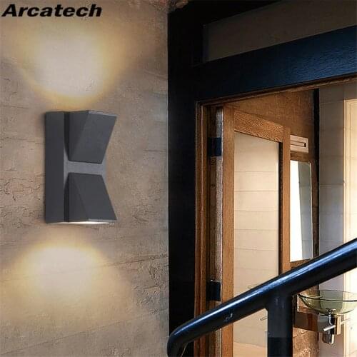 LED Outdoor Waterproof Wall Lamp Balcony Aisle Creative Courtyard Light Modern Bedroom Living Room 3W/6W LED Outdoor Light NR-73