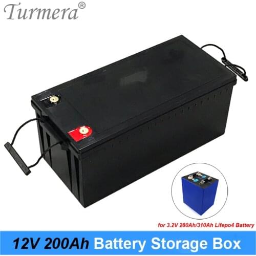 Turmera 12V 24V 48V Battery Storage Box for 3.2V 310Ah 200Ah Lifepo4 Battery Solar Energy System and Uninterrupted Power Supply