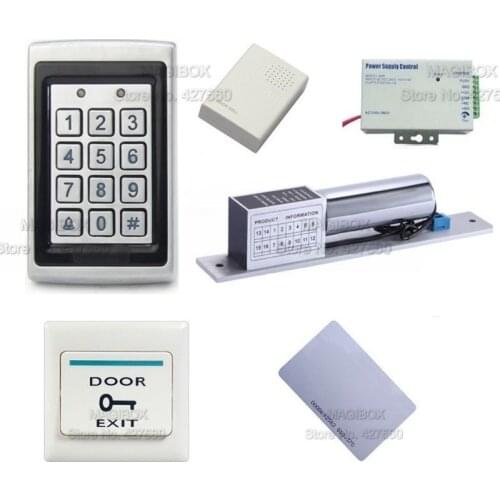 ACSS17 Rainproof Door Access Control System Kit ID/EM Reader &keypad +Electric Bolt Lock +Power Supply
