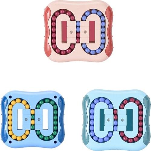 11cm Rotating Magic Bean Fingertip Toy Creative Stress Relief Childrens Educational Toys for Kids