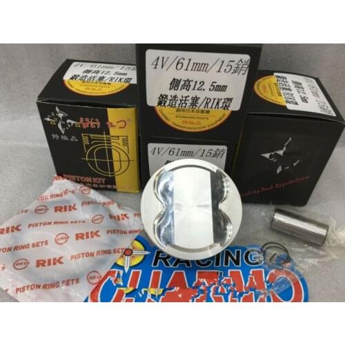 For RS100 2V 4V RS 100 Motorbike Bore Size 59mm 61mm Pin 15mm Motorcycle Engine Parts Piston Ring Kit