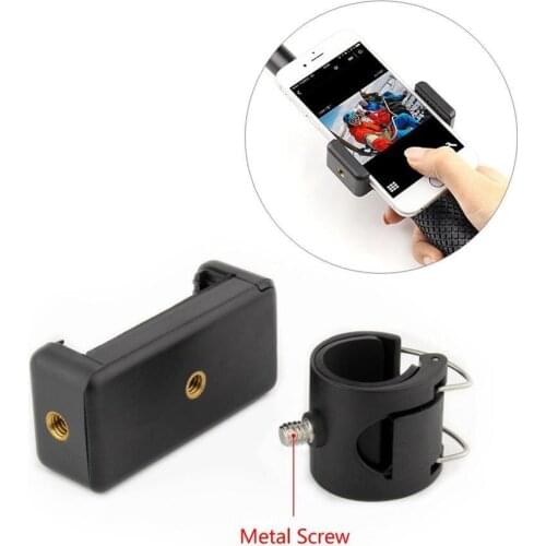 Phone Clip Adapter Mount Holder for GoPro Hero 4 3+ 3 SJCAM SJ4000 Monopod Pole