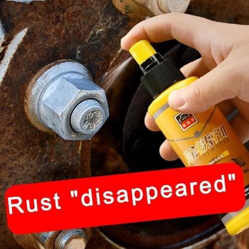 100ml Powerful All-Purpose Rust Cleaner Spray Derusting Spray Car Maintenance Household Cleaning Tools Anti-rust Lubricant