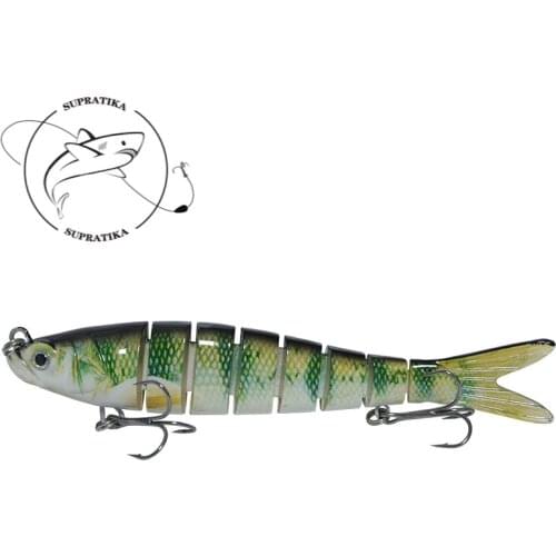 3D Eyes Anti-Corrosion Bionic Multi-Section Plastic Fishing Bait 11g,25g Artificial 8 Segmented Wobbler Hard Fishing Lures