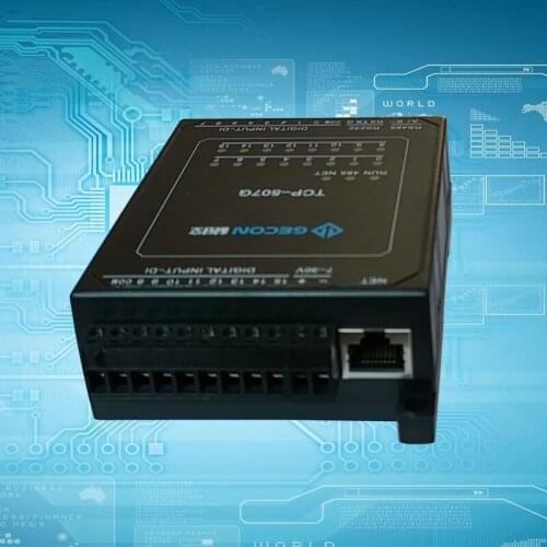 8 Channels Analog Acquisition Input 4 Channel Relay Output 220V5A ModbusTCP Ethernet Module