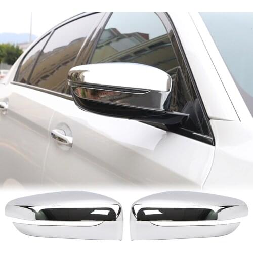 Rearview Chrome Side Wing Mirror Cover for BMW 5 Series G30 G31 G38 / 7 Series G11 G12 2016 2017 2018 2019 2020 Exterior Trim
