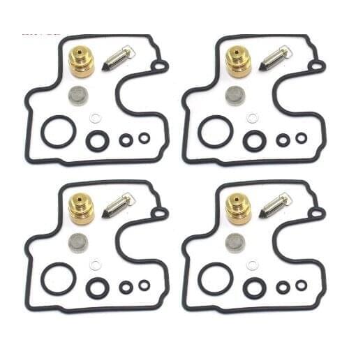 For Royal Star Venture XVZ1300 XVZ13 XVZ 1300 13 Motorcycle carburetor repair kit needle valve seat floating needle gasket