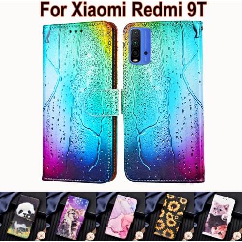 Leather Cover For Xiaomi Redmi 9T Case Flip Phone Protective Shell Funda On Redmi 9T 9 T Case Hoesje Etui Book Capa Coque Bag