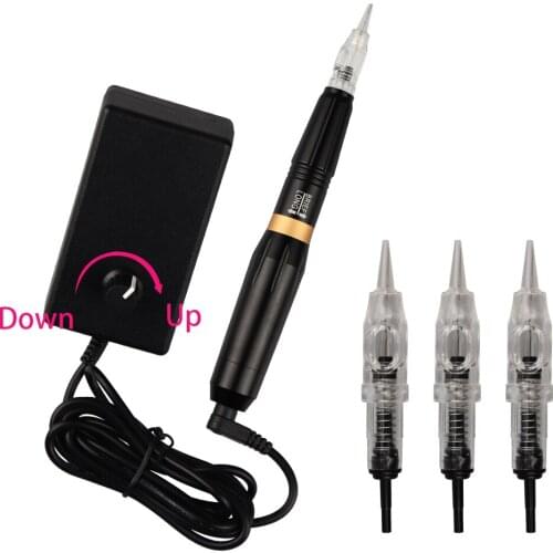 Full touch screen permanent Makeup Machine Battery Microblading Eyebrow Embroidery Digital Tattoo Machine with micro needle