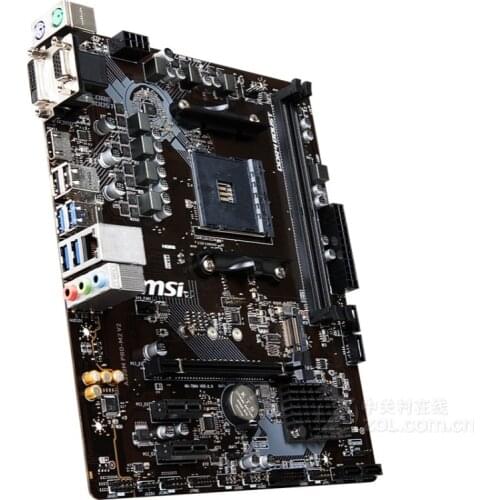 MSI A320M PRO-M2 V2 desktop motherboard Socket AM 4 ddr4 M.2 SATAIII HDMI+VGA+DVI PCI-E 3.0 X16 used motherboard