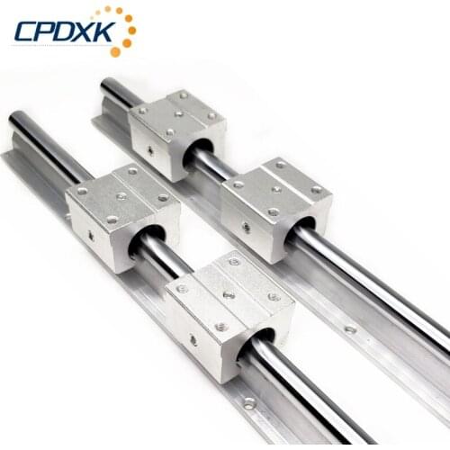 Linear Rail sbr20 set SBR12 sbr16 750mm Linear Rail+ SBR12UU sbr16uu sbr20uu Bearings Block for CNC Router CNC Parts
