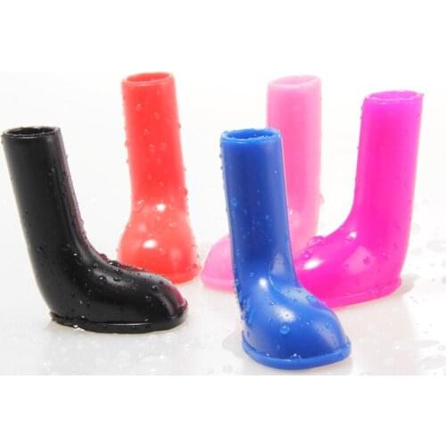 Dog Shoes Pet Rain Boots Waterproof Anti-Skidding Pet Shoes Yorkshire Poodle Bichon Pomeranian Schnauzer Pug French Bulldog