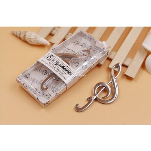 500 pcs Clef Music Note Bottle Opener Stainless Steel Beer Opener Bar Tools Kitchen Gadgets Birthday Wedding Gift