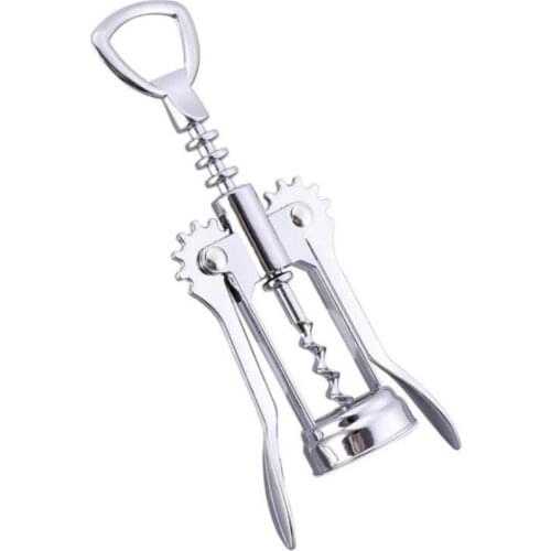 Portable Stainless Steel Red Wine Opener Wing Type Metal Sommeliers Corkscrew Bottle Openers Corkscrews Wine Cork Remover