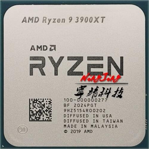 AMD Ryzen 9 3900XT R9 3900XT 3.8 GHz Twelve-Core Twenty four-Thread CPU Processor 100-000000277 Socket AM4