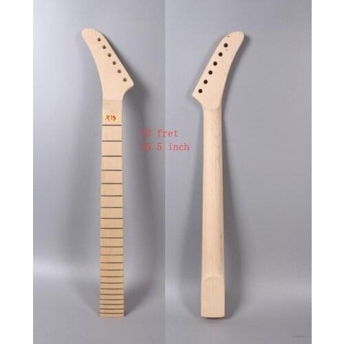 Electric guitar neck 22 Fret 25.5" Maple Fretboard Truss rod