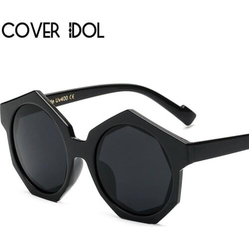 Cool Rave Party Fashion Sunglasses For Men and Women Round Angle Designer Unisex Sun Glasses UV400