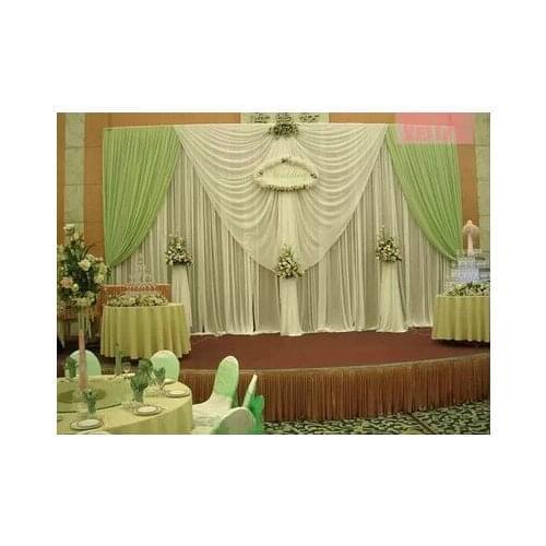 The Wedding decoration stage curtain 3mx6m Wedding backdrop wholesale marriage background